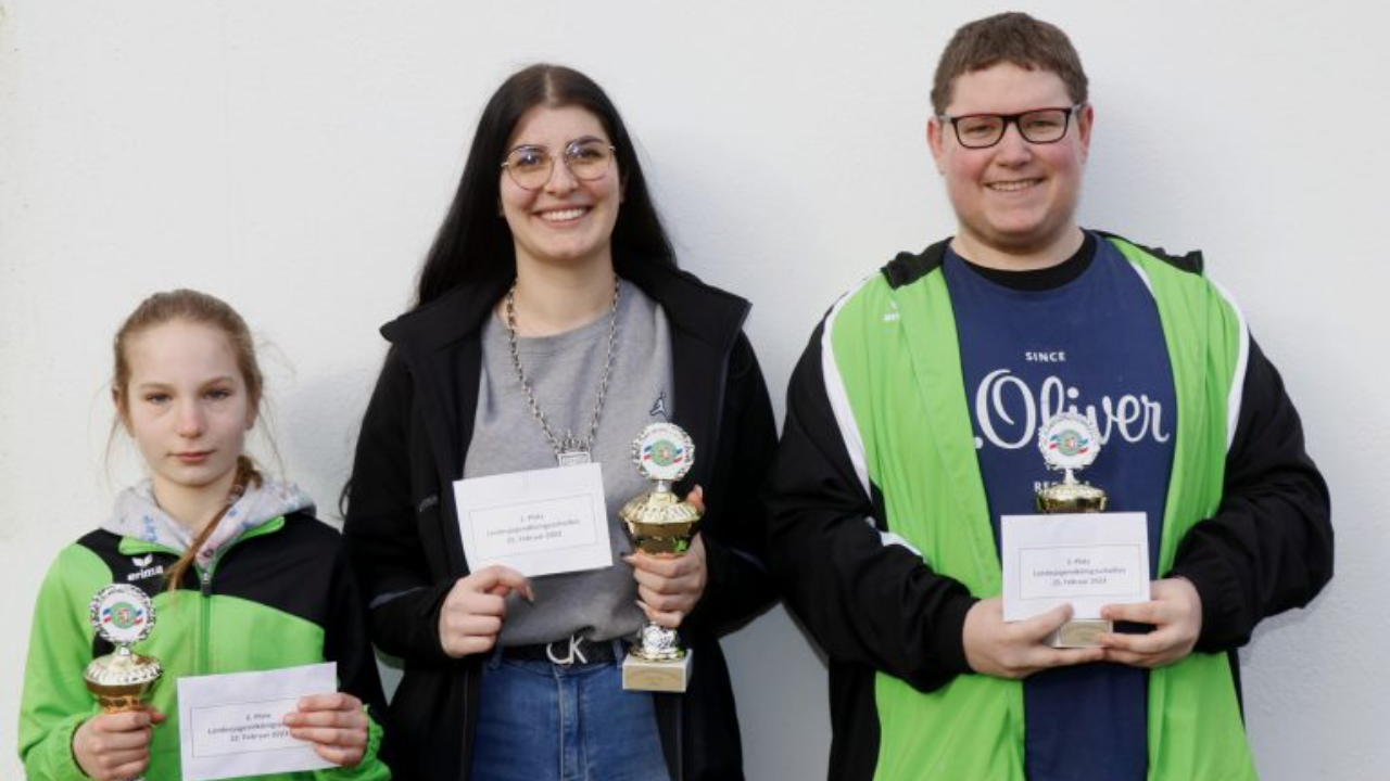 Neben der neuen Landeskönigin Aileen Rühmann mischten Jonna Biehl und Timo Kocian vorn mit