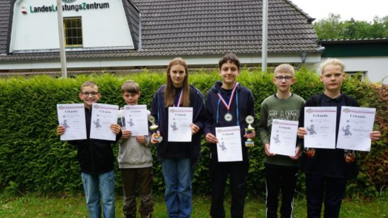 Die Ostholsteiner Starterteaams beim Shooty-Cup 2025 von links: Lensahner SG, SSV Kassau und Scharbeutzer SchV