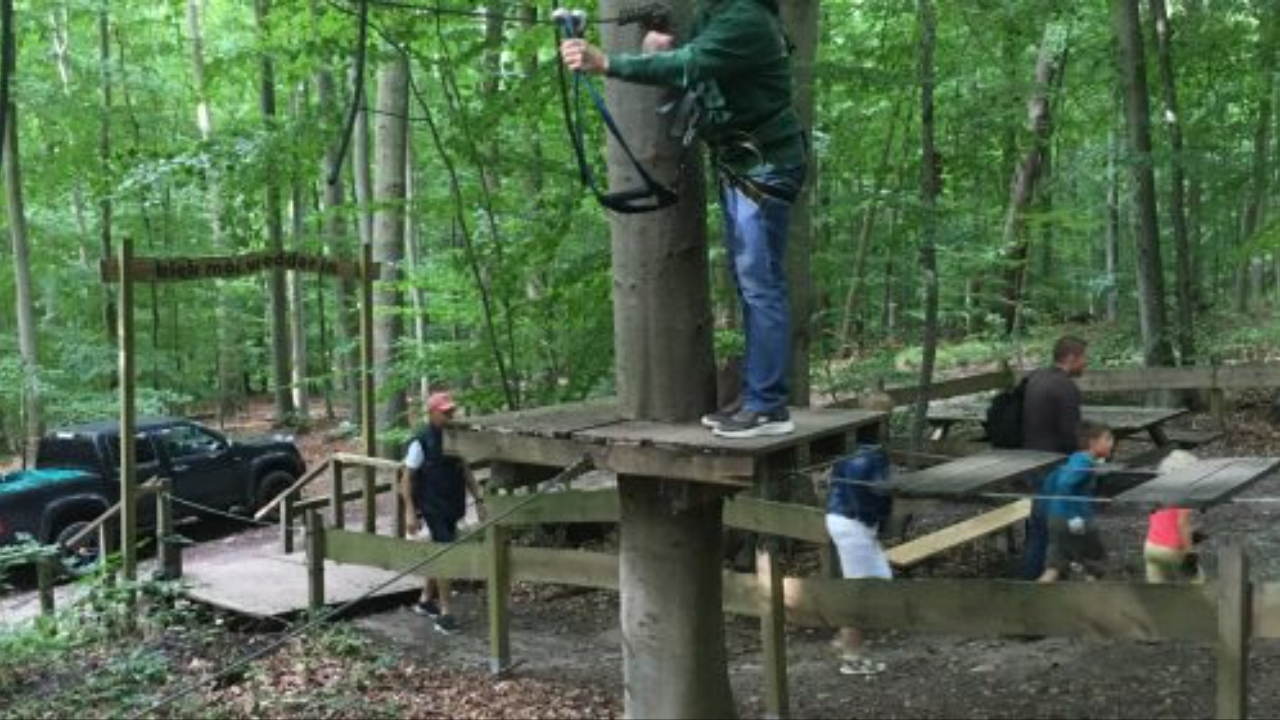 Beginn des Kletterns